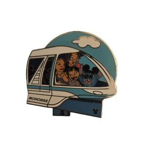 2005 Disney Pin Lilo and Stitch WDW Cast Lanyard Series Monorail Transportation